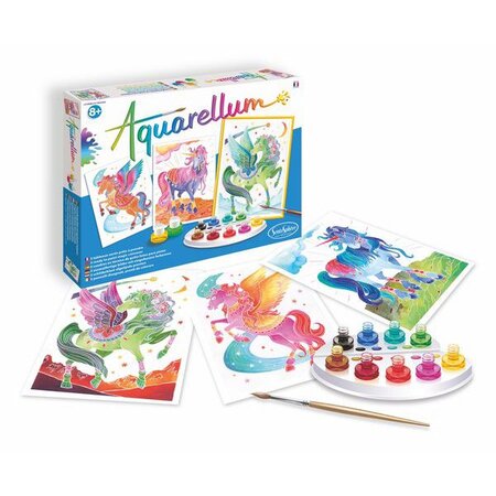 Aquarellum GM Licorne et Pegase