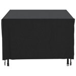 vidaXL Housse de salon de jardin noir 172x113x73 cm imperméable 420D