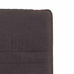 vidaXL Chaises à manger lot de 2 marron foncé tissu
