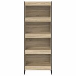 vidaXL Bibliothèque Sonoma 80 x 30 x 155 cm Bois d'ingénierie