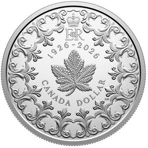 Monnaie BIRTH OF QUEEN ELIZABETH II 100 Anniversaire Special Edition Argent 1$ Canada 2026 (PRÉCOMMANDE)