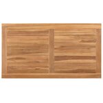 vidaXL Table basse Marron 90 x 50 x 45.5 cm Bois de teck solide