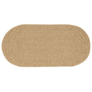 vidaXL Tapis ZIZUR Marron PP