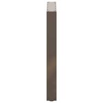 vidaXL Pieds de table à manger en U 3 pièces Acier naturel 70 x (72-73) cm Acier