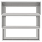 vidaXL Cache-pot de jardin Argent 90 x 90 x 35 cm Acier inoxydable