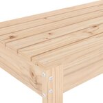 vidaXL Banc de jardin 110x38x45 cm bois massif de pin