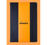 Webnotebook BLACK A5 192p DOT Grid papier ivoire Clf 90g fermeture élastique CLAIREFONTAINE