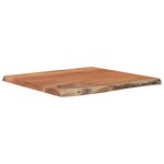 vidaXL Dessus de table 60x60x2 5 cm carré bois massif acacia
