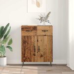 vidaXL Buffet Bois Ancien 69 5 x 34 x 90 cm Bois d'ingénierie