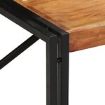 vidaXL Table basse 100x100x35 cm bois massif acacia