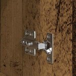 vidaXL Buffet Bois ancien 34 5 x 34 x 90 cm Bois d'ingénierie