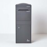 Boîte à colis incurvée 1 porte Large Gris foncé Acier galvanisé SMART PARCEL BOX®