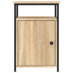 vidaXL Table de chevet chêne sonoma 40x42x60 cm bois d'ingénierie