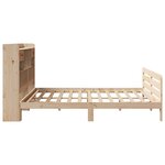 vidaXL Lit bibliothèque sans matelas 180x200 cm bois massif de pin