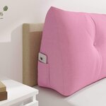 vidaXL Coussin de Dos Rose 120 x 24 x 50 cm tissu