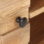 vidaXL Meuble TV 116x30x35 cm Bois de manguier solide