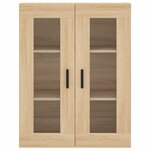 vidaXL Armoire murale chêne sonoma 69 5x34x90 cm