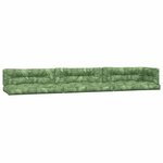 vidaXL Coussins de palette lot de 7 motif de feuilles tissu