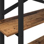 vidaXL Étagère Bois Ancien 100 x 33 5 x 102 cm Bois d'ingénierie