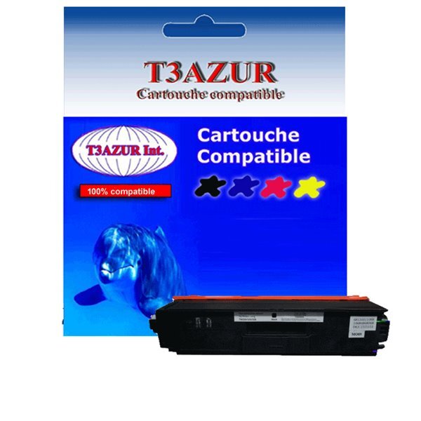 Toner compatible avec Brother TN325 TN326 TN329 pour Brother MFC9460CDN, MFC9465CDN Noire - 4 000 pages - T3AZUR