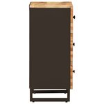 vidaXL Meuble d'appoint Marron 40 x 33 x 75 cm Bois de mangue massif