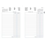 Agenda Journalier 14 x 22 cm 'Recettes/Dépenses' Noir LECAS