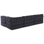 vidaXL Unité de canapé modulaire 4 Pièces Anthracite Tissu