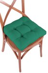 Galette de chaise 40 x 40 x 5 cm - Vert
