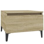 vidaXL Tables d'appoint 2 Pièces Chêne sonoma 50x46x35 cm Bois ingénierie