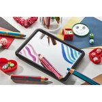 Crayon multi-talents woody 3 in 1 duo blanc-abricot x 5 STABILO