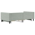 vidaXL Lit de jour avec gigogne et tiroirs sans matelas 100x200 cm
