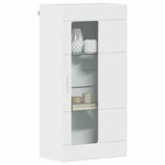 vidaXL Meuble mural Blanc brillant 55 x 29 x 100 cm Bois d'ingénierie