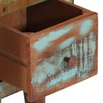 vidaXL Buffet 55x30x80 cm bois massif de récupération
