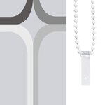 vidaXL Store roulant de douche 100x240 cm Carré