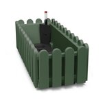 Jardiniere Landhaus Aqua Comfort 50 cm x 20 cm x 16 cm - Vert Laurier