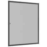 vidaXL Écran anti-insectes pour fenêtres Anthracite 120 x 140 cm