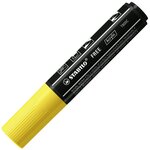 Marqueur pointe large FREE acrylic T800C jaune x 5 STABILO