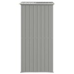 vidaXL Abri de jardin Gris clair 192x108x223 cm Acier galvanisé