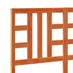 vidaXL Tête de lit cire marron 135 cm bois massif de pin