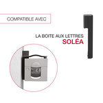 Console murale à visser soléa gris anthracite mat sablé ren 0206ms