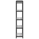 vidaXL Étagère Sonoma gris 40 x 30 x 155 cm Bois d'ingénierie