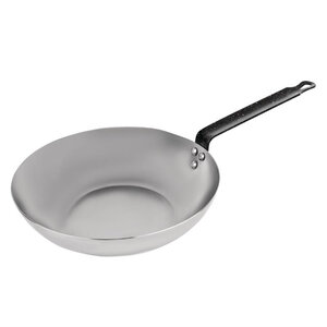 Wok en fer noir  280 mm - vogue -  - feroui