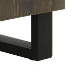 vidaXL Buffets 3 Pièces noir 60x33x75 cm bois massif de manguier