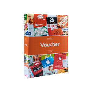 Album Voucher pour collectionner 60 bons cadeaux.