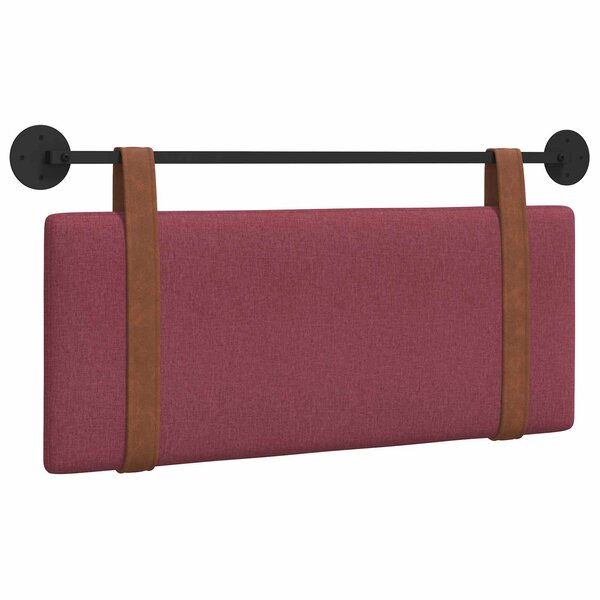 vidaXL Tête de lit suspendue Bordeaux PU antique