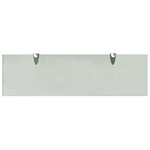 vidaXL Étagères murales 2 Pièces Verre 70 x 20 cm 8 mm