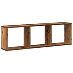 vidaXL Armoire murale 100x16x30 cm vieux bois bois d'ingénierie