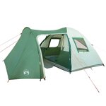 vidaXL Tente familiale à dôme 6 personnes vert imperméable