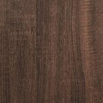 vidaXL Étagères murales 2 Pièces Chêne marron 100x15x20 cm
