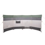 vidaXL Brise-vent de camping vert 366x152x152 cm imperméable